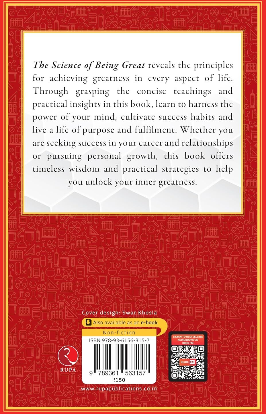 Rupa Publications India The Science of Being Great: How to Be Your Best Self by Wallace D. Wattles - Paperback New Thought Self-Help Classic -  UK Edition