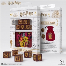 Q-Workshop Harry Potter - Gryffindor Dice & Pouch - englisch 290594