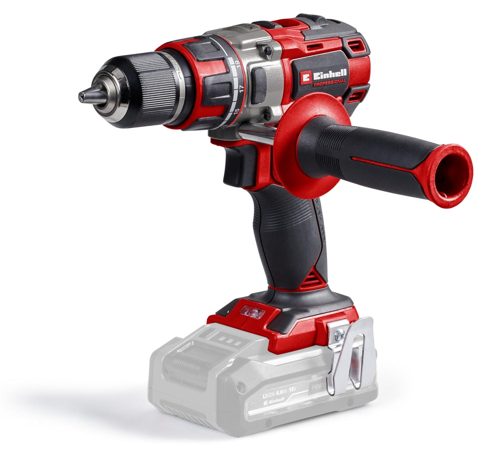 Einhell TP-CD 18/80 Li BL-Solo Accuboormachine Zwart-Rood