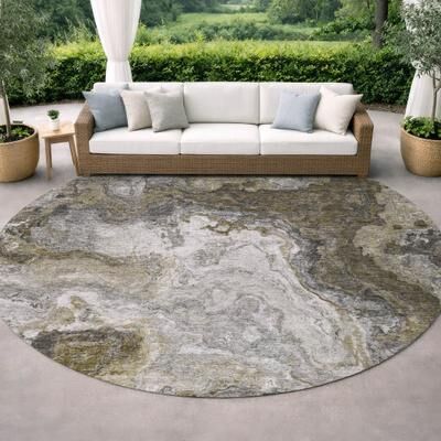Addison Rugs Machine Washable Indoor/ Outdoor Modern Rapids Chantille Rug