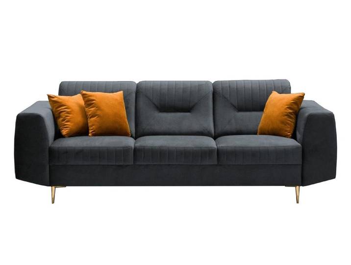 Beautysofa 3-Sitzer VENEZIA, Polstersofa im modernes Design