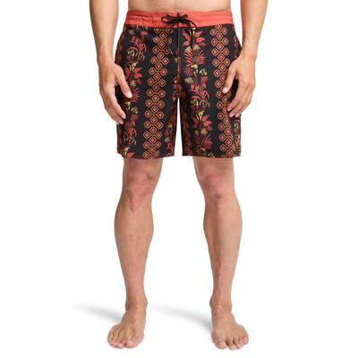 Boardshorts BILLABONG "Good Times Low Tide", Herren, Gr. 30S, Normalgrößen, bunt (schwarz print), Obermaterial: 92% Polyester, 8% Elasthan., Hosen