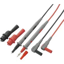 VOLTCRAFT MS-2 Sicherheits-Messleitungs-Set Lamellenstecker 4 mm Prüfspitze Schwarz, Rot 1 Set VC-15439615