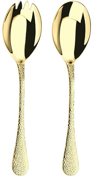 Arthur Price Champagne Avalon Boxed Salad Serving Spoon & Fork