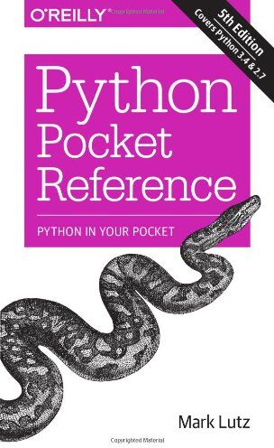 Mark Lutz - Python Pocket Reference (Pocket Reference (O'Reilly)) - Preis vom 09.10.2026 07:28:09 h