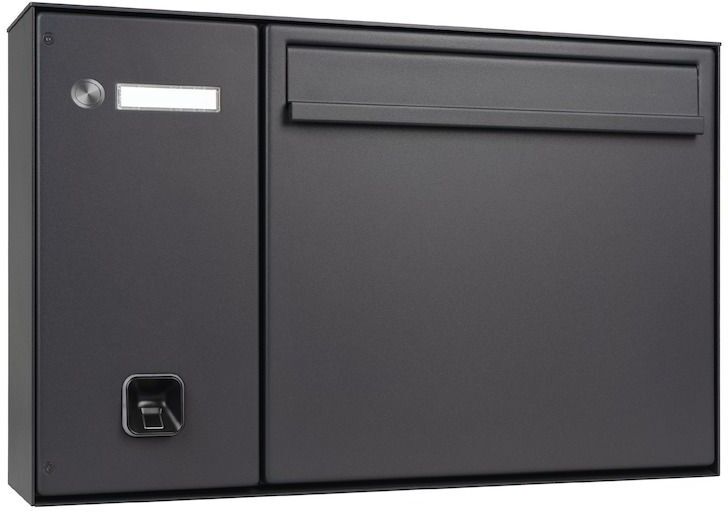ekey HELLO-Briefkasten Aufputz und ekey sLine Fingerprint