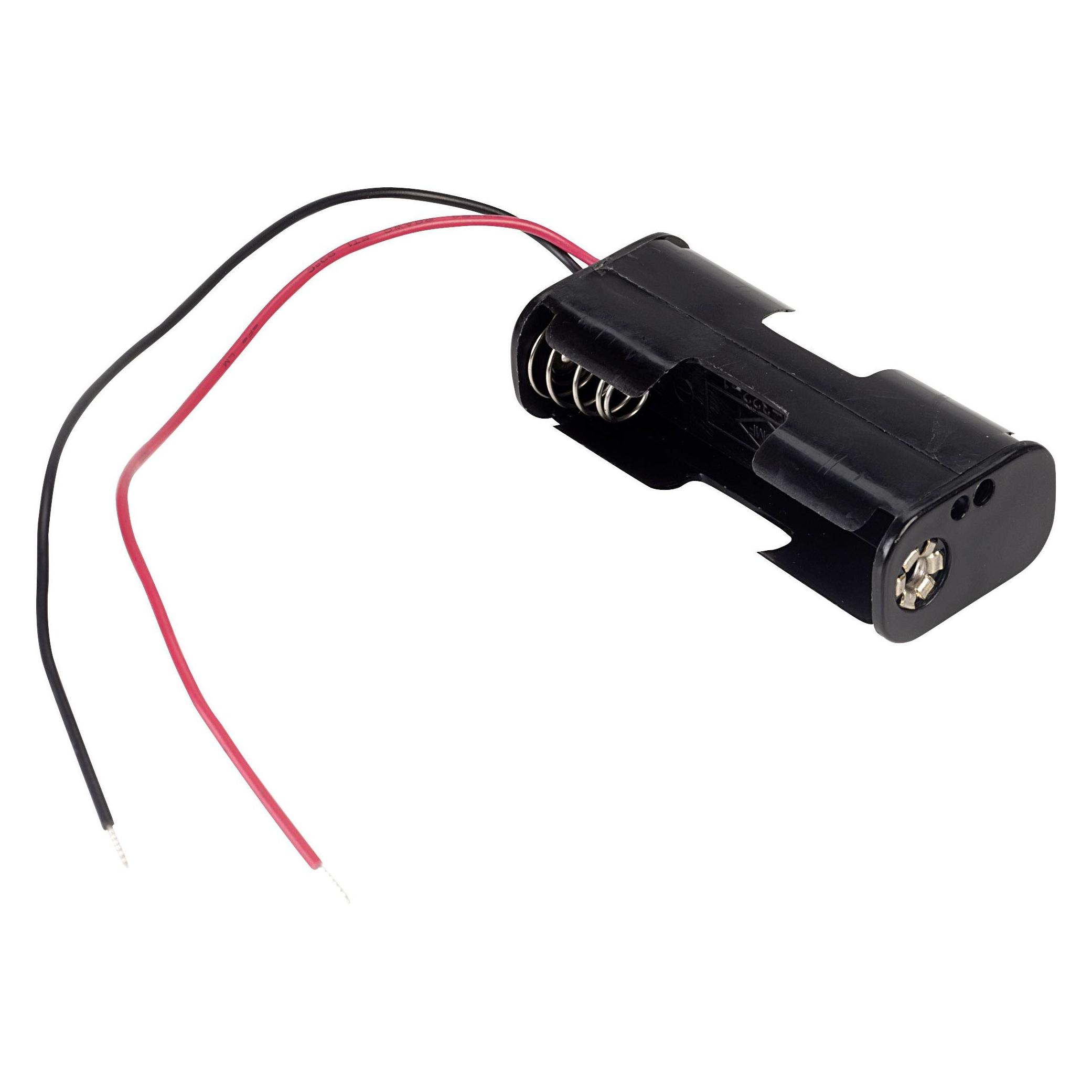 Tru Components BH-322-1A Batteriehalter 2x Mignon (AA) Kabel (BH-322-1A)