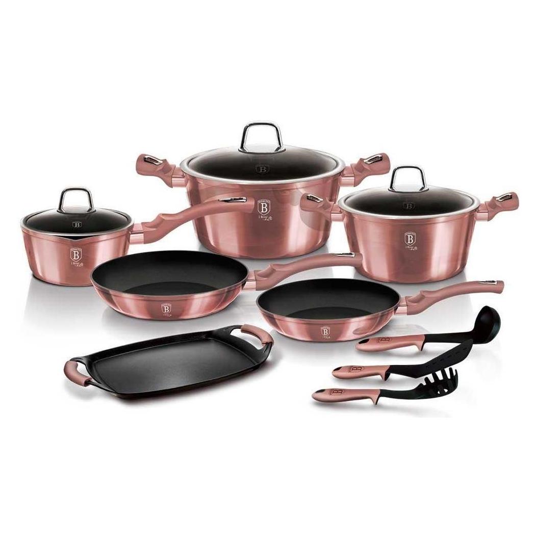 BerlingerHaus POT SET 12 ELEMENTS I-ROSE BH-6044 (BH-6044)