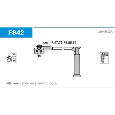 JANMOR Zündleitungssatz fs42