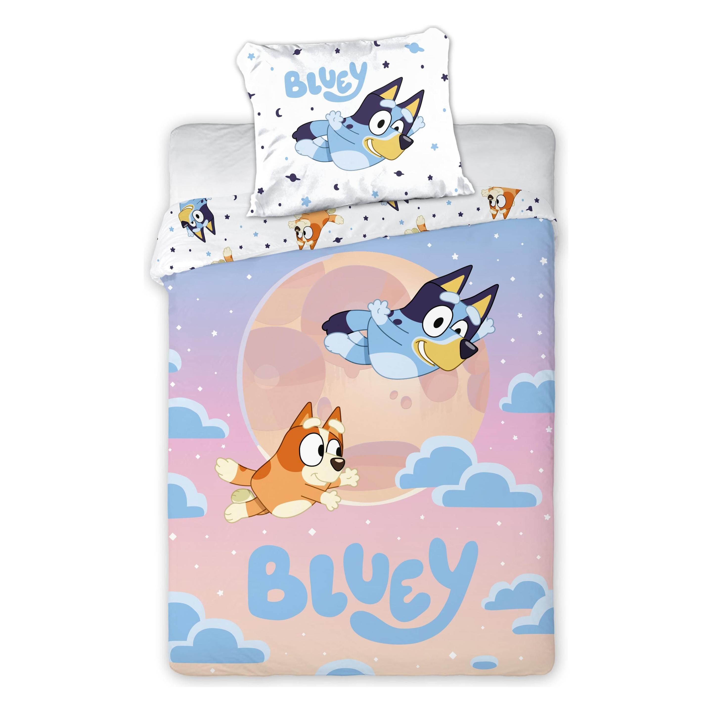 BrandMac Bluey & Bingo (140 x 200 cm, 60 x 63 cm) (1029631)