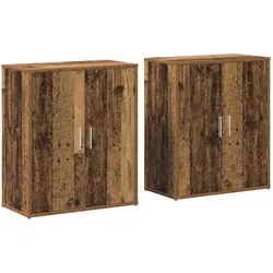 vidaXL Sideboard 2 pcs Altholz 60 x 31 x 70 cm Holzwerkstoff