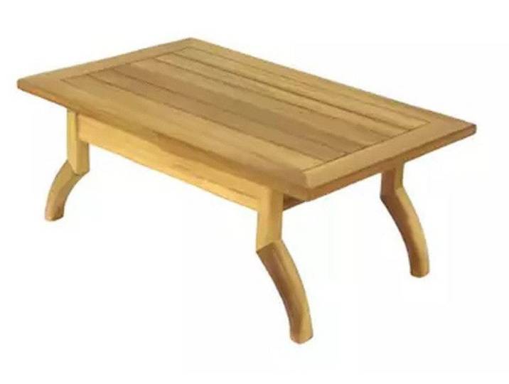 JVmoebel Couchtisch Eleganter Holz-Kaffeetisch für stilvolles Outdoor-Ambiente (Couchtisch), Made in Europa
