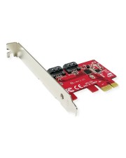 ROLINE PCIe-Adapter 2x SATAIII 6Gbit/s Low Profile PCI 6.000 Mbps (15.06.2148)