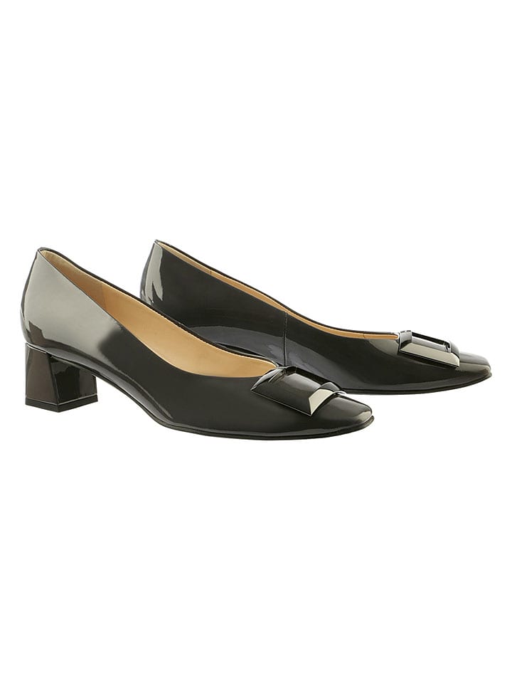 Högl Leder-Pumps "Hannah" in Anthrazit - 38,5
