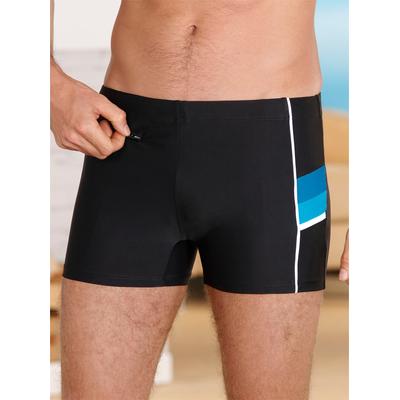 Badehose, Herren, Gr. 6, Normalgrößen, schwarz, Elasthan, Polyamid, Badehosen Badehose