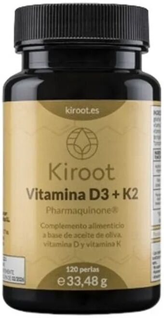 Kiroot Vitamina D3 k2 120 Pérolas