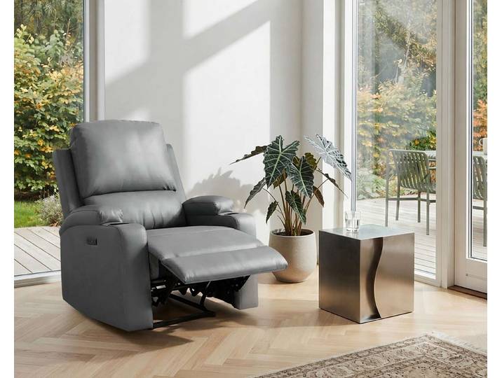 OTTO home Relaxsessel NAPORI Lederoptik, Kinosessel, Multimedia-Sessel, TV-Sessel mit manueller u elektrischer Relaxfunktion u. Getränkehalter