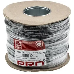 RS PRO H05VV-F 3182Y 2 Core 0.75mm Black Cable (100 m), Stromkabel, Schwarz