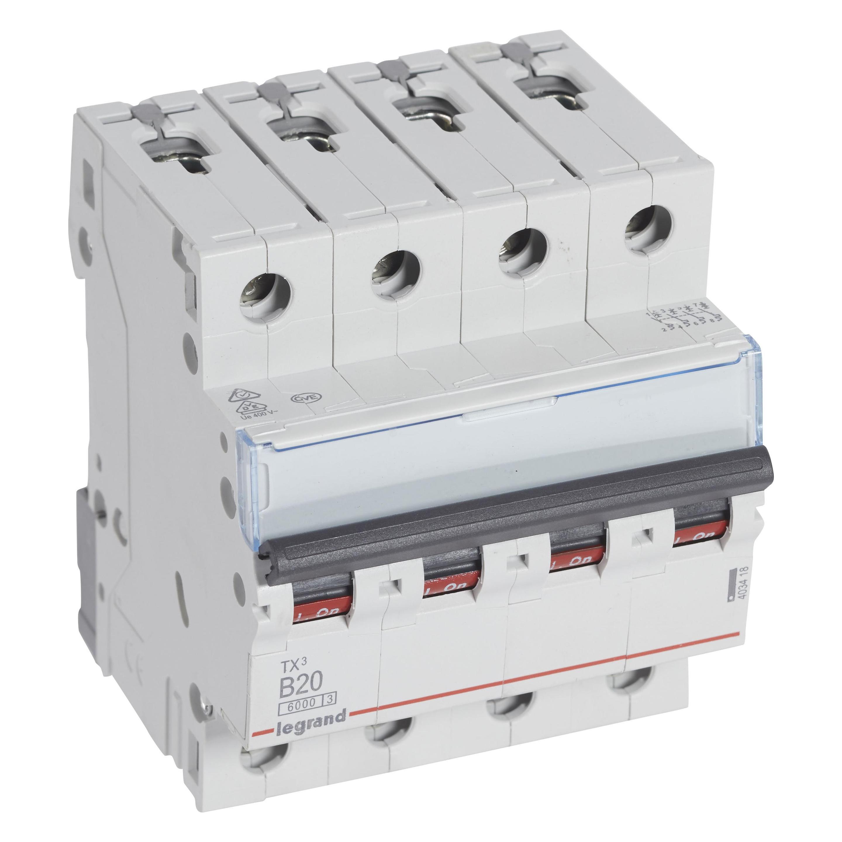 Legrand 403418 Leitungsschutzschalter 20 A 400 V/AC (403418)