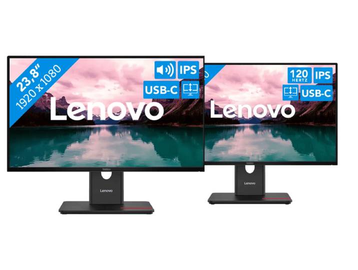 Lenovo ThinkVision T24D-40 + Lenovo ThinkVision T24-40