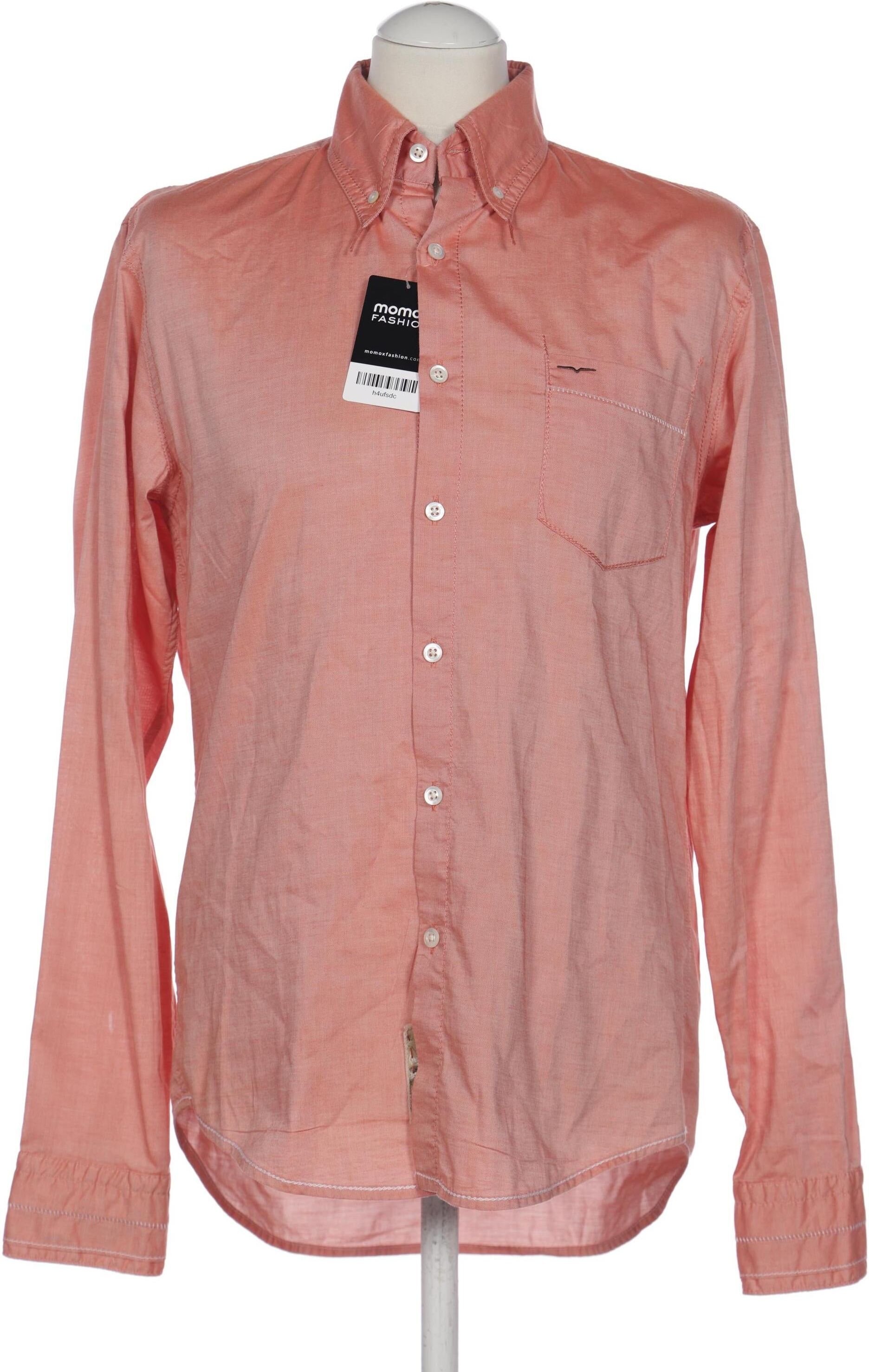 Boss Orange Herren Hemd, Orange, Gr. M, Baumwolle - Second Hand