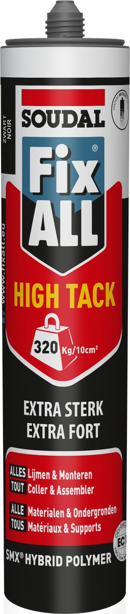 Fix All High Tack universele kit zwart