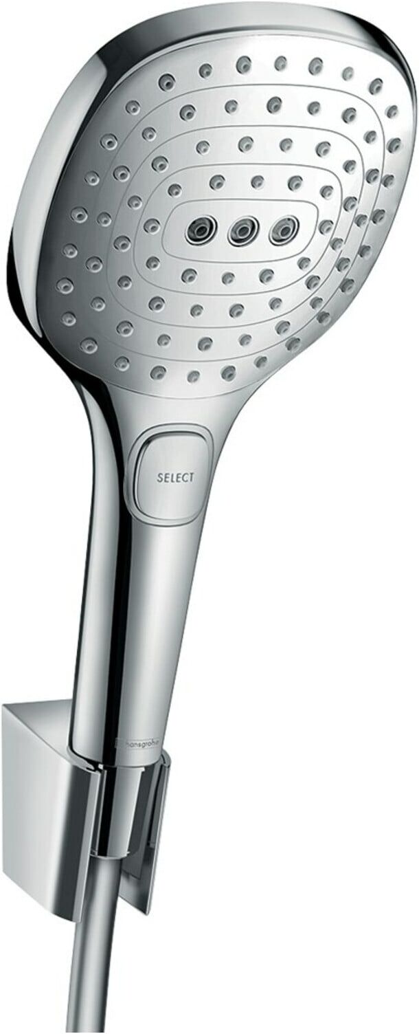 Hansgrohe Halter Raindance Sel. E 120 120mm Kopf, 3jet, 1250mm Schlauch, chrom