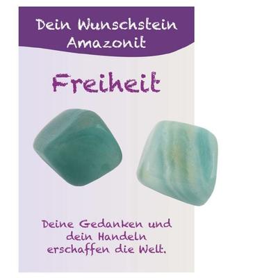 Trommelstein Dein Wunschstein Amazonit, J837-02