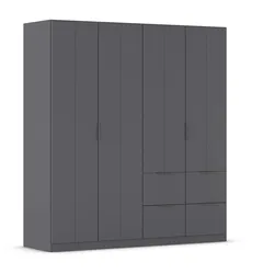 rauch Kleiderschrank »Ella« - 181x56x197cm - grau -