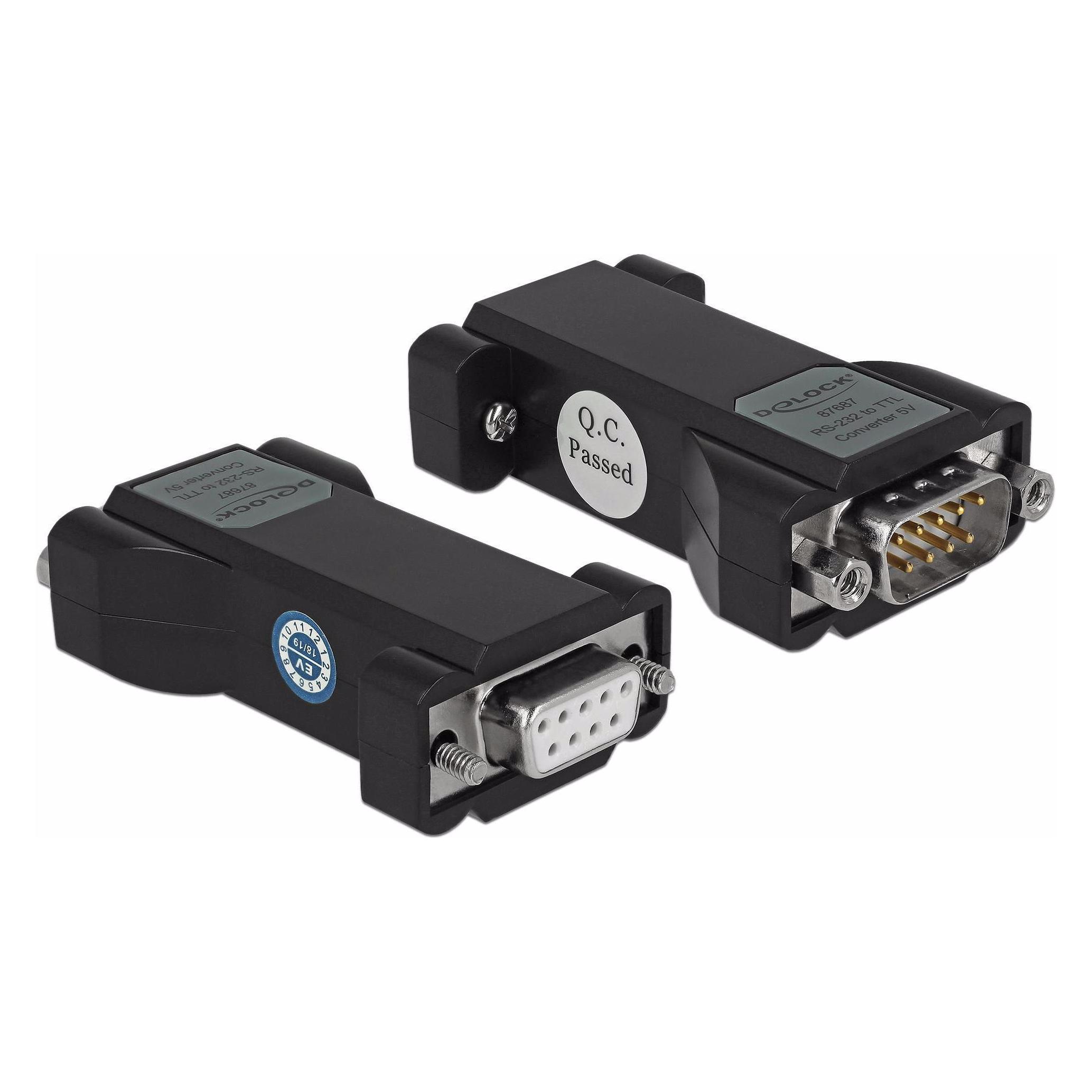 Delock Steckverbinder RS232 - TTL/CMOS 5 V ESD-Schutz (Seriell) (87687)