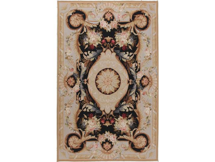 Kelim Aubusson Teppich 185x287 Handgewebt Orientteppich Wolle