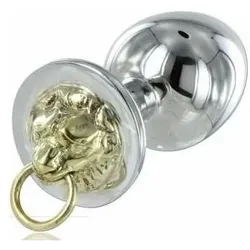 Metal Hard, Analtoy, Metalhard Anal Plug Edelstahl Tiger