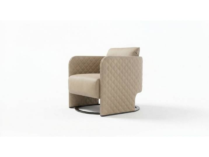 Xlmoebel Loungesessel Ohren Cocktail Modern Kunstleder Gelb Design (1-St., Ohren Cocktail), Made in Europa