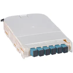 EFB FTTH-MODUL-SCOM3 FTTH Moduleinschub für FTTH-BGT, 6 Port SC mit OM3 Keramik Kupplungen FTTHMODULSCOM3