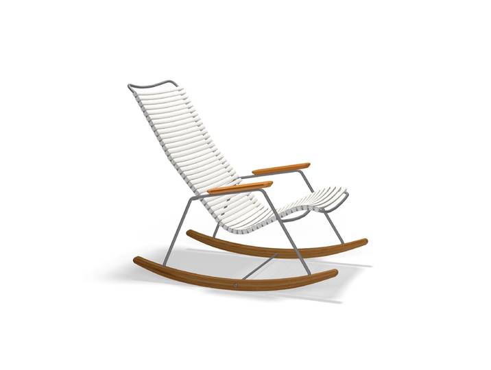 HOUE - CLICK Outdoor Rocking Schaukelstuhl, muted white
