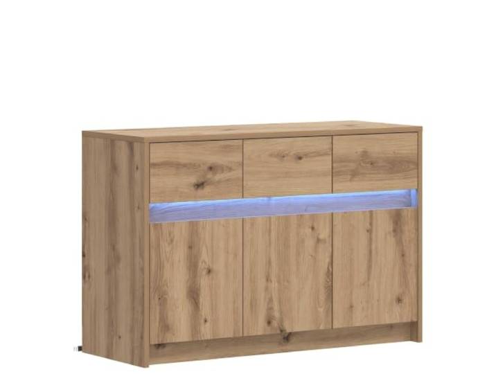 LKJephalotrop TV-Schrank 91x34x61 cm Artisan-Eiche Holzwerkstoff