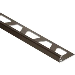 Schlüter Systems JOLLY-ABGB Abschlussprofil Aluminium ABGB - Aluminium antik bronze gebürstet eloxiert Höhe: 8 mm