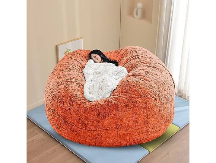 DDS22E Sitzsack ohne Füllung Vielseitiger und bequemer Sitzsack, perfekt for jeden Wohnraum.(#6,7FT (180*90CM))