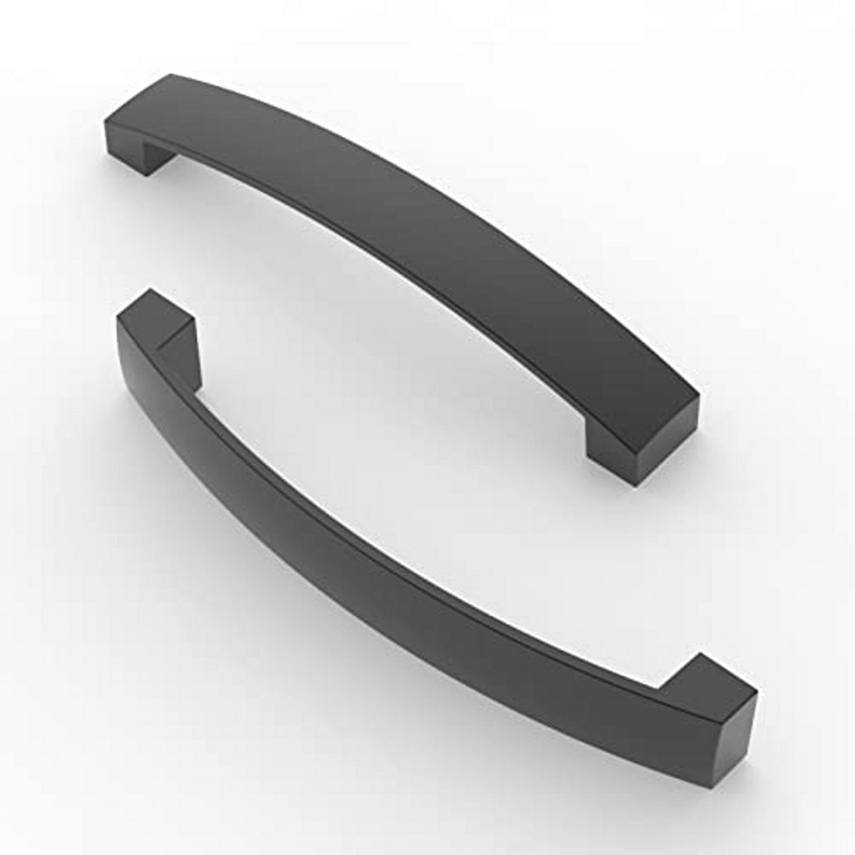 5 Stuks Meubelgrepen 128 mm - Mat Zwart - Moderne Stanggreep voor Keuken en Badkamer