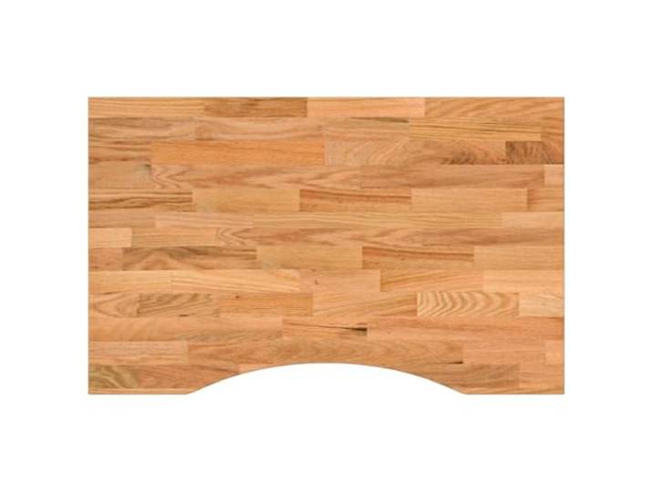 Favemtsl Schreibtischplatte Eiche Massivholz 80x50x2,5 cm Hellbraun Robuste Tischplatte aus Eichenholz für Home Office oder Arbeitszimmer, leicht zu reinigen und vielseitig kombinierbar.