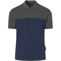 Poloshirt "5221" - XXL - blau/grau
