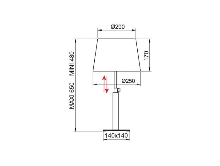 Aluminor Tischlampe Quatro Up, Holz hell, für Wohn- / Esszimmer, Holz, Modern, Tischlampe