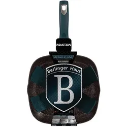 BerlingerHaus GRANITE GRILL 28 cm AQUAMARINE BH-1873, Pfanne + Kochtopf, Grün, Schwarz
