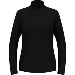ODLO Damen Pullover Mid layer 1/2 zip RIGI, Größe L in Schwarz Schwarz