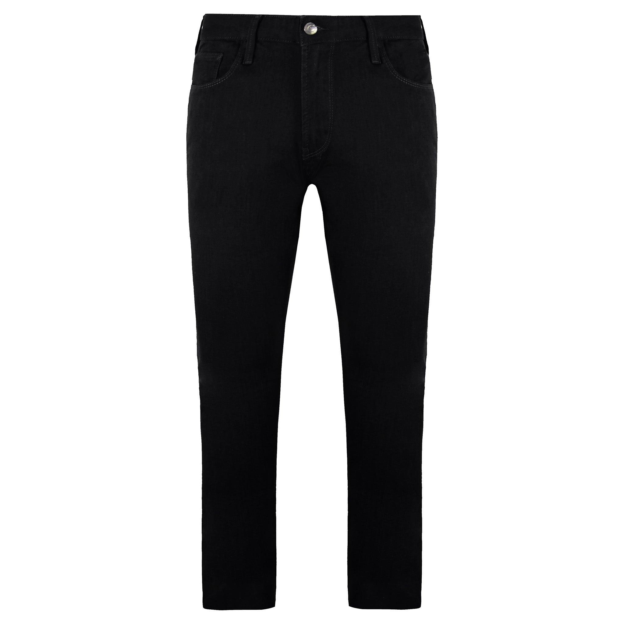 Emporio Armani J85 Regular Fit Herren Schwarz Jeans