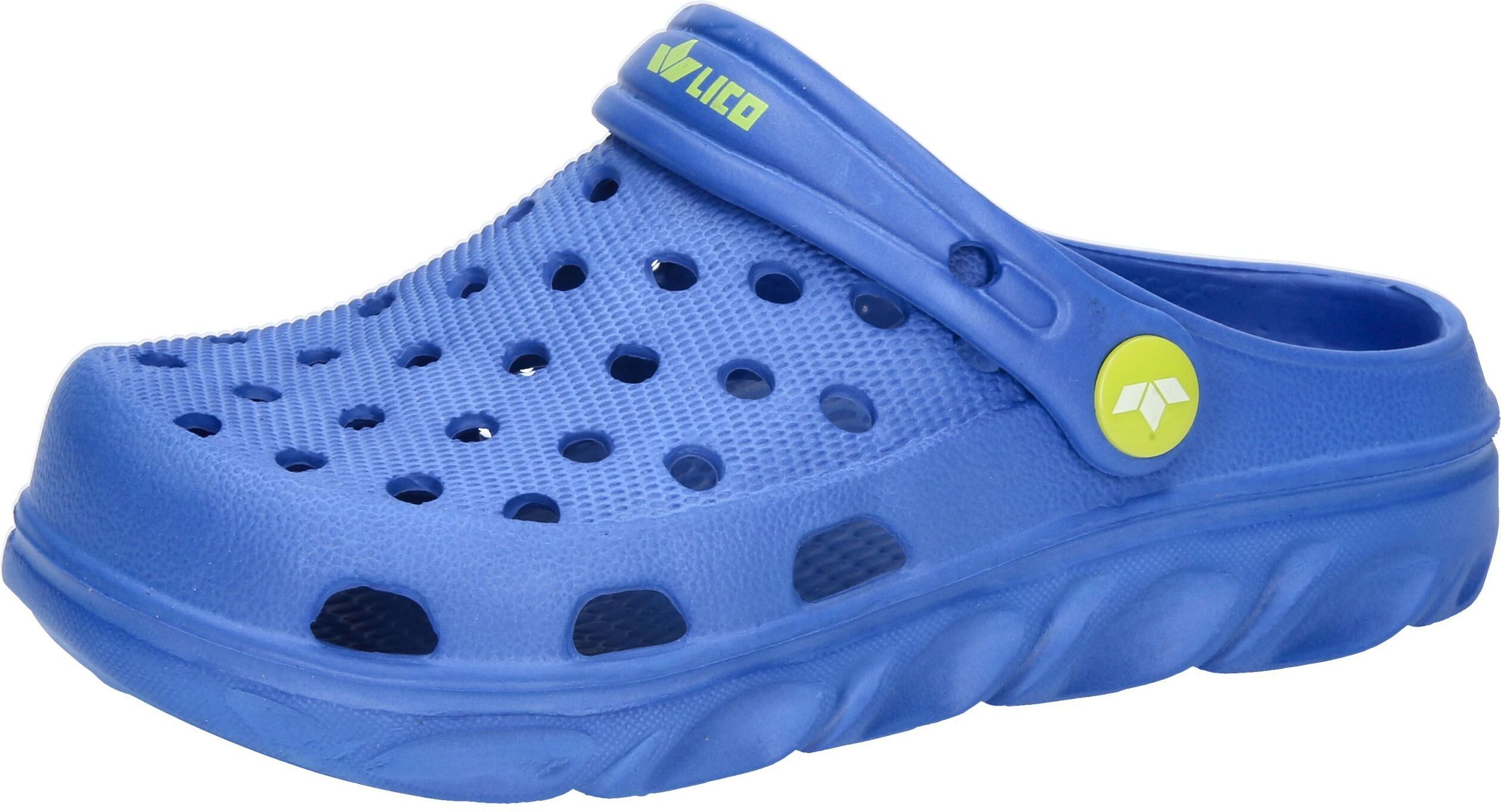 Badesandale LICO "Badesandale Manus", Kinder, Gr. 29, blau, Gummi, Schuhe Badesandale