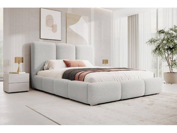 Compleo Polsterbett BUBBLE, Top ANGEBOT!, Designerbett, gepolstertes Kopfteil, Viele Varianten zur Auswahl–wählen Sie Größe und Farbe!