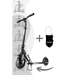 Solitary Scooter S-230 inkl. gratis Sicherheitsschloss , Farbe: Tourquise