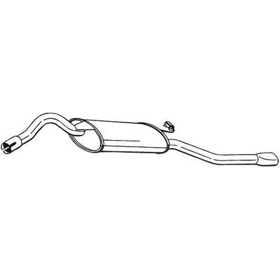 Bosal Endschalldämpfer [Hersteller-Nr. 281-097] für Skoda