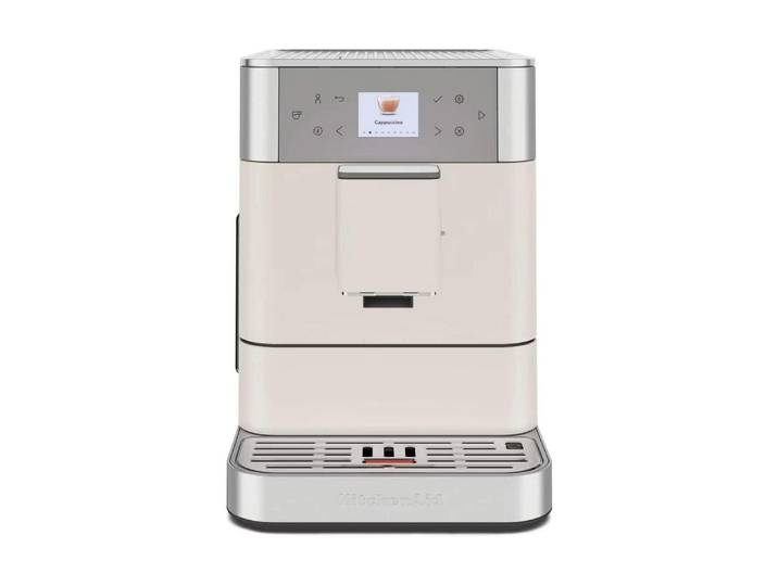KITCHENAID Kaffeevollautomat KitchenAid Kaffeevollautomat KF6 Porzellanweiss , schwarz grün, B:100cm T:500cm, Kaffeevollautomaten, Kaffeevollautomat